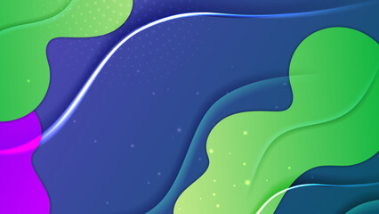 Futuristic Angular Composition with Vibrant Colors