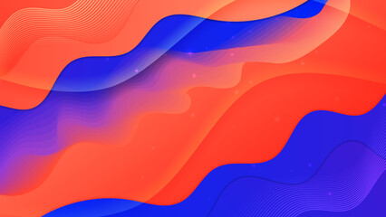 Dynamic and Bold Abstract Background with Twisted Shapes