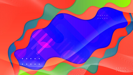 Colorful Polygonal Background with Symmetrical Shapes