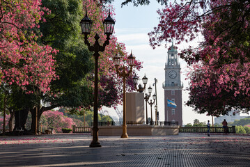 Plaza San Martin Retiro Buenos Aires Argentina primavera en la Ciudad de Buenos Aires.