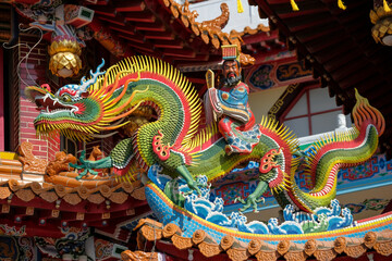 Detail of the Tzu Yun Yen Temple is a Buddhist temple in Taichung, Taiwan.