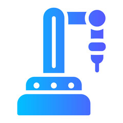 robotics gradient icon