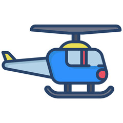 Obraz na płótnie Canvas Helicopter icon