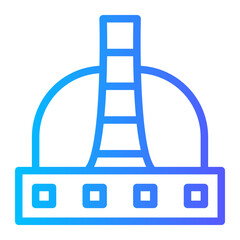 power plant gradient icon