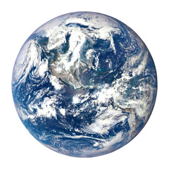 Earth globe isolated on transparent background png flie. Elements of this image furnished by NASA