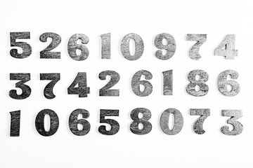 Numbers texture abstraction. Global economy crisis concept. Finance data or education concept. 