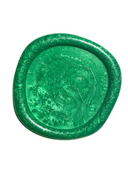 green colorful wax seal stamp high quality invitation card stamp certificate