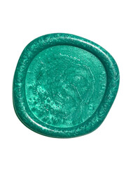 turquoise colorful wax seal stamp high quality invitation card stamp certificate