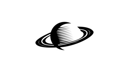 Saturn silhouette