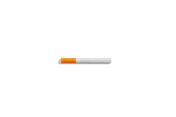 The cigarette isolated on a white background