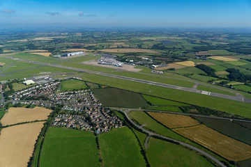 Foto auf Leinwand Aerial Views of Cardiff Wales Airport © Phillip