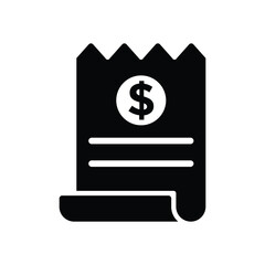 Bill icon vector design template