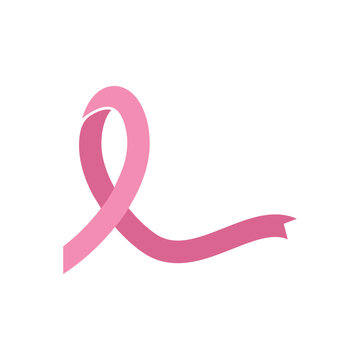 Breast cancer awareness,ribbon logo