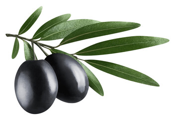 Delicious olives cut out