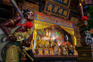 The Grand Mazu Temple in Tainan, Taiwan. - 575996528
