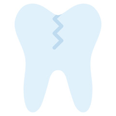 cavity icon. dental care symbol