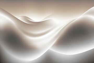 Fototapeta premium Light Background Waves Design with dune like graphic elements in light white gray beige colors. Perfect for business cards, flyers design or brochures. Ai generated