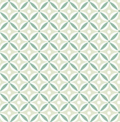 Abstract Retro Geometric Dots Florals Psychedelic Minimalist Seamless Pattern Trendy Fashion Colors Tile Style Concept Perfect for Allover Fabric Print or Wrapping Paper