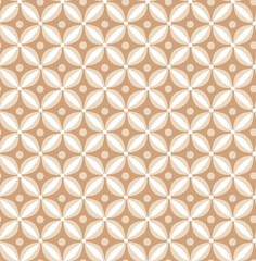 Abstract Retro Geometric Dots Florals Psychedelic Minimalist Seamless Pattern Trendy Fashion Colors Tile Style Concept Perfect for Allover Fabric Print or Wrapping Paper