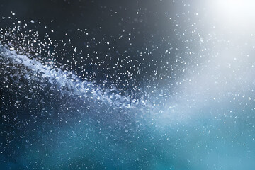 Obraz premium Water splashes spray bright backdrop background.