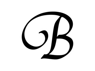 Modern and unique letter B initials logo design