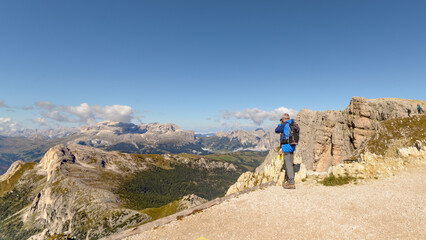 Riffugio Lagazuoi, peak , Dolomite view