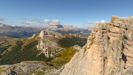 Riffugio Lagazuoi, peak , Dolomite view