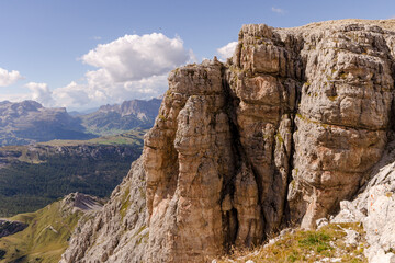Riffugio Lagazuoi, peak , Dolomite view