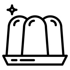 jelly line icon style