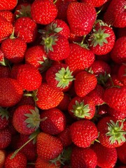 strawberries close up
