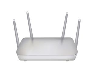 Wireless internet router. vector illustration