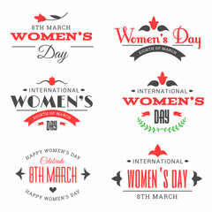 Fototapeta na wymiar A series of posters for international women's day