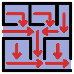Evacuation Plan Icon