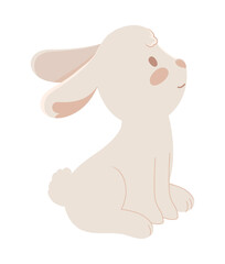 bunny cartoon icon