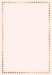 Beautiful golden frame