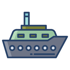 Obraz premium Ship icon