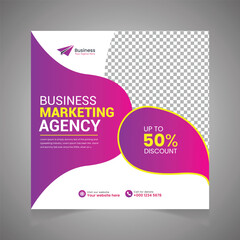 Business Marketing Social Media Banner Post Template