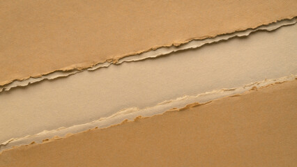 paper abstract in earth tones with a copy space, blank web banner