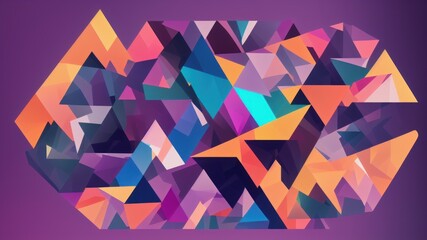 abstract colorful background - generative ai illustration