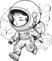 Chica astronauta © Antonio