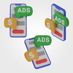 3d Mobile ads
