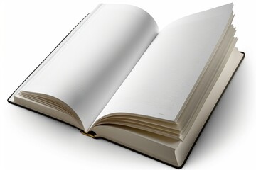 open book isolated on white
