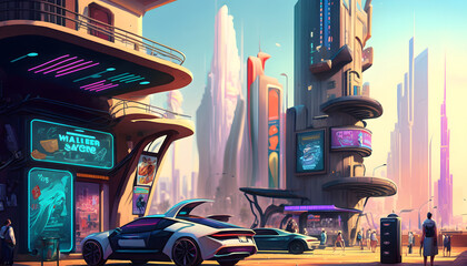 A New World of Possibilities Navigating the Futuristic Cityscapes of the Metaverse