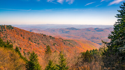 Smoky Mountains in fall