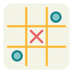 board game flat icon style