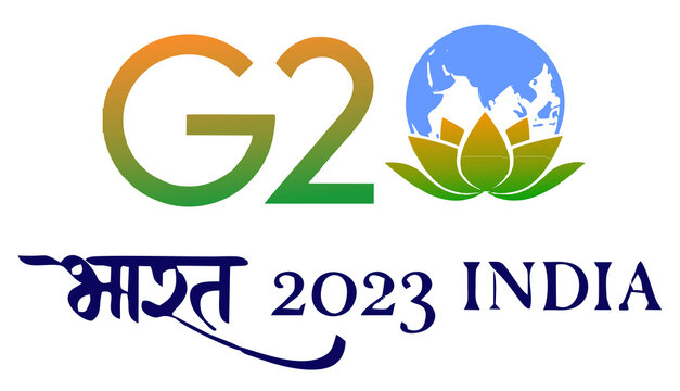 G20 Summit 2023 India transparent logo. High resolution transparent logo. Official India's G20 Logo 2023.