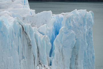 Perito Moreno Glacier, El Calafate, Argentina on January 25, 2023: here one of the South American glaciers.