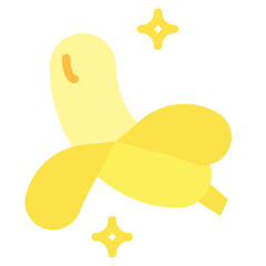 banana flat icon style