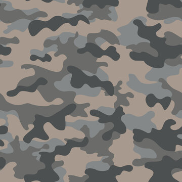
Blue vector camouflage pattern, trendy street background, printable texture