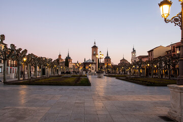 Obraz premium Plaza Cervantes, Alcalá de Henares, Madrid.